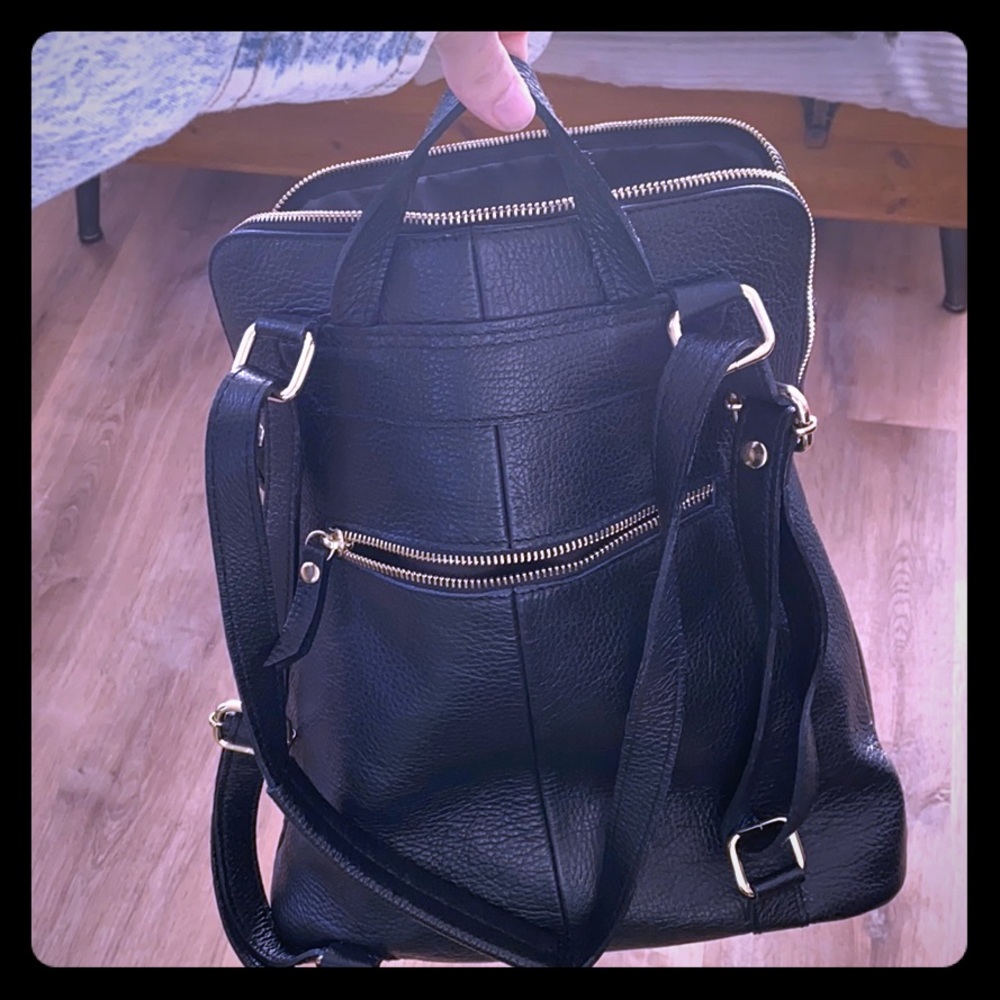 L.Credi Genuine Leather Backpack